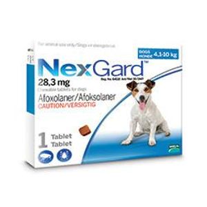 NexGard Chewables Dog (4-10kg) | Size: 3 Pack